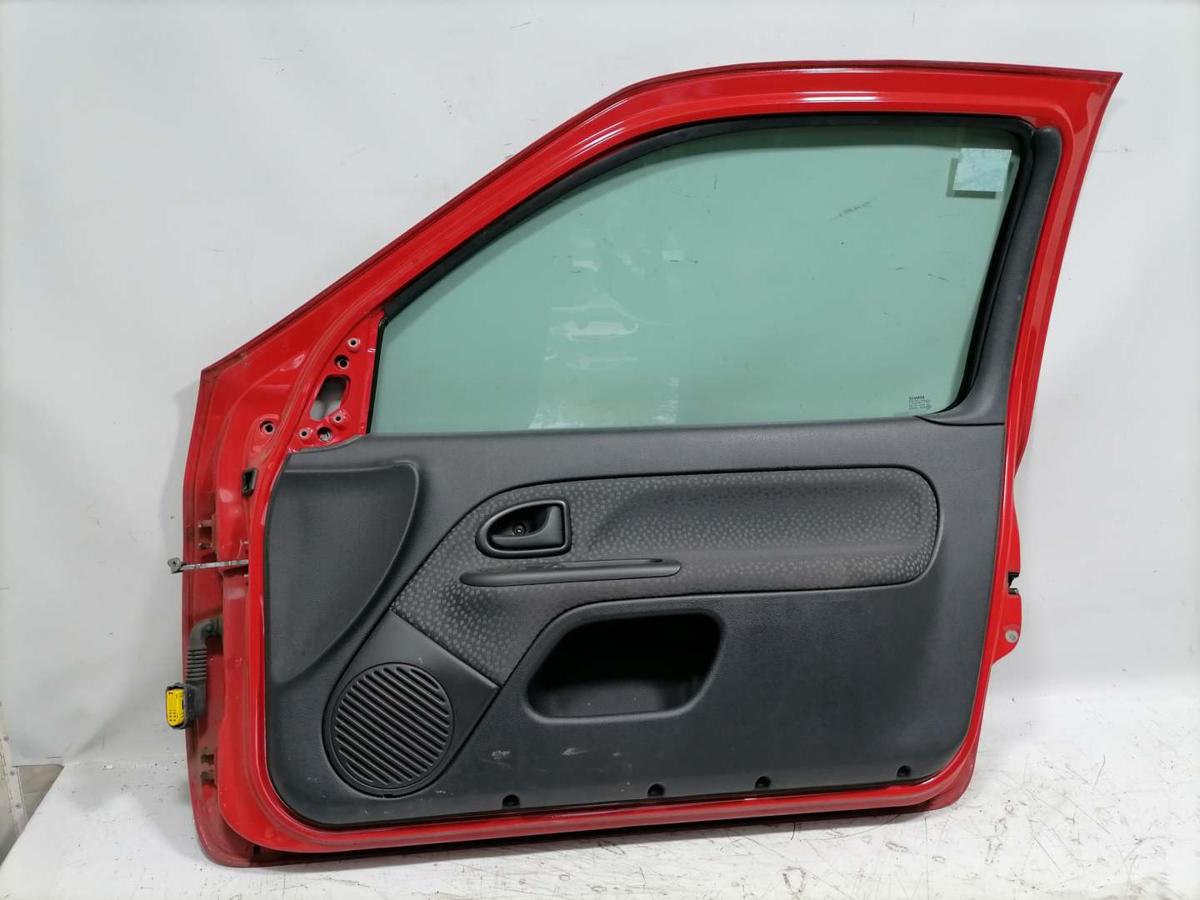 Renault Clio II Campus original Tür rechts OV727 Spanischrot 3 Türer Rohbau BJ10